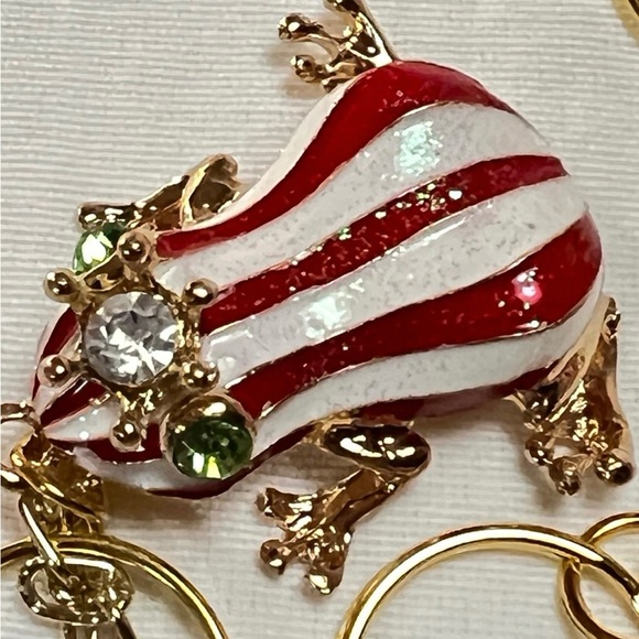 Betsey Johnson Frog Prince Pendant Necklace 👑 🐸 - Picture 5 of 5